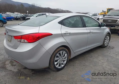 2013 Hyundai Elantra Gls/Limited из США, поврежденный, VIN 5NPDH4AE3DH219863